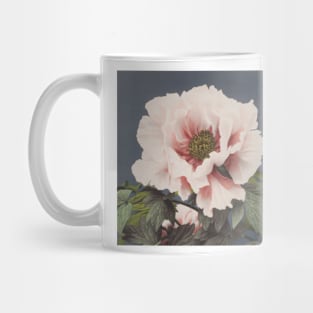 flower painting of watercolor, Mug